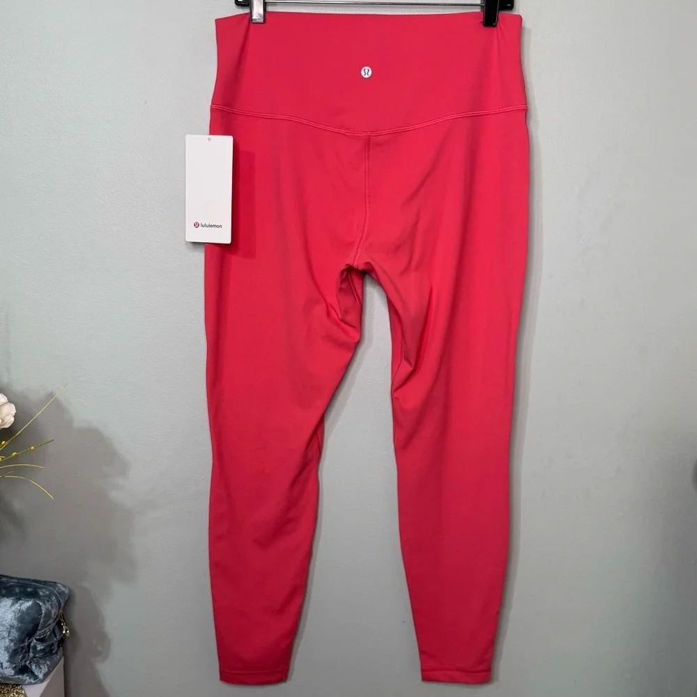 Lululemon Align High Rise Pant Leggings 28” Glazed Pink Size 14 NWT